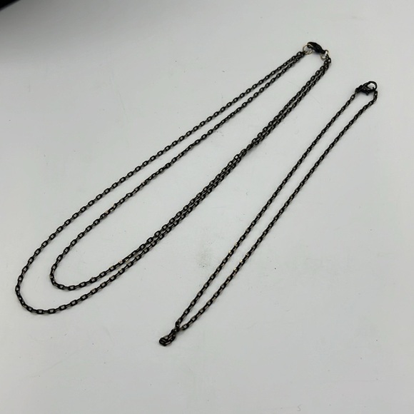 BLACK & GOLD STRAND NECKLACES - Picture 4 of 7